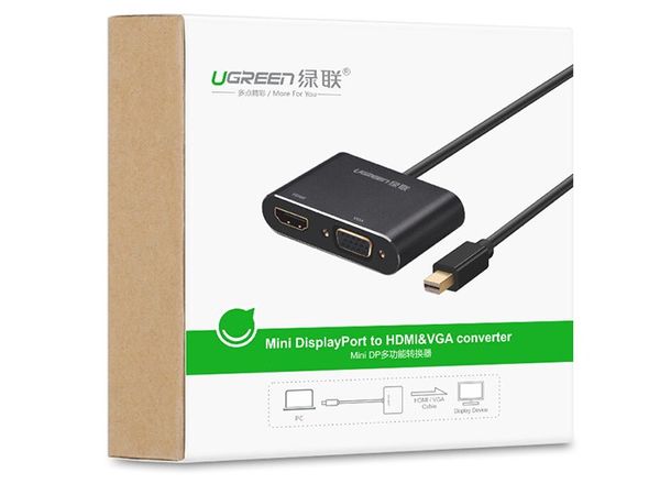 Mini Displayport to HDMI và VGA Ugreen 20422 hỗ trợ 4K - Phụ Kiện Điện Tử Việt Nam