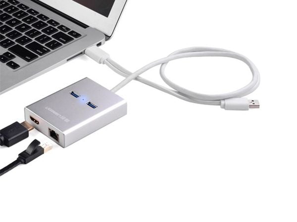 Bộ chia USB 3.0 2 port - USB 3.0 ra HDMI 1080P LAN RJ45 gigabit Ugreen 40255 - Phụ Kiện Điện Tử Việt Nam