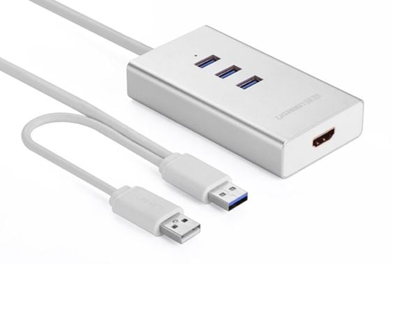 Bộ chia USB 3.0 3 port - USB 3.0 ra HDMI 1080P Ugreen 40257 - Phụ Kiện Điện Tử Việt Nam
