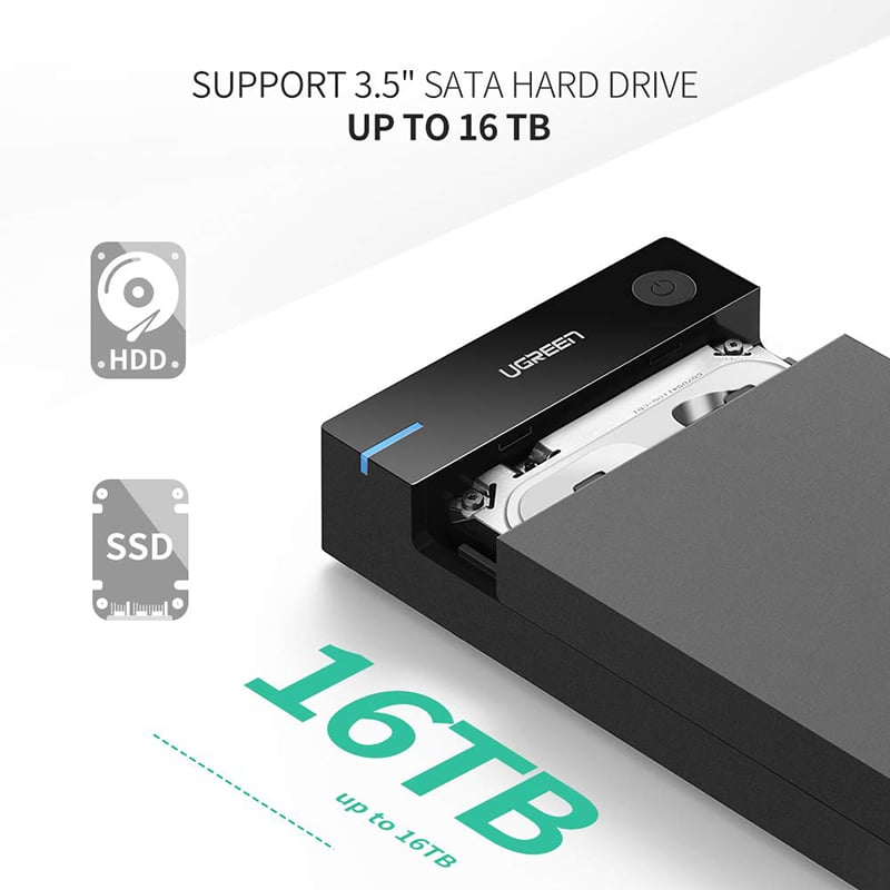 hdd box sata usb 3.0 ugreen 50422