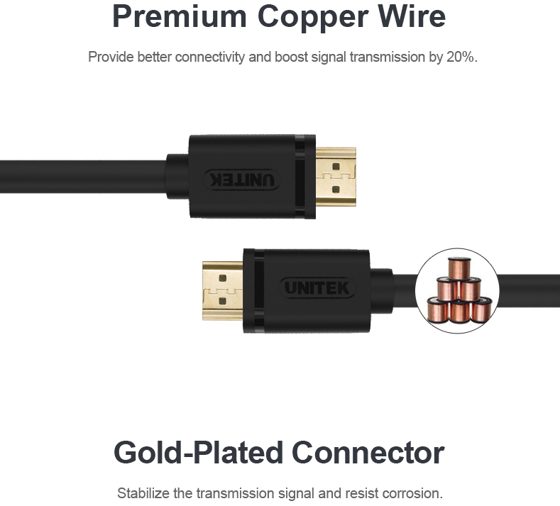 Cap HDMI Unitek | Cap HDMI chính hãng giá tốt nhất Hà Nội