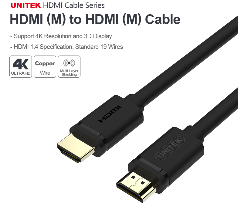 Cap HDMI Unitek | Cap HDMI chính hãng giá tốt nhất Hà Nội