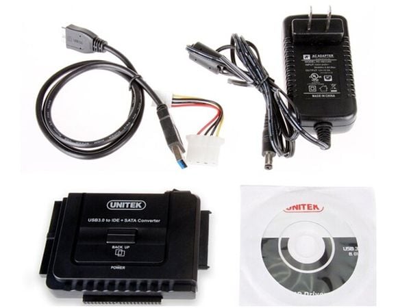 Box USB 3.0 To SATA+IDE Unitek Y-3322A - Phụ Kiện Điện Tử Việt Nam