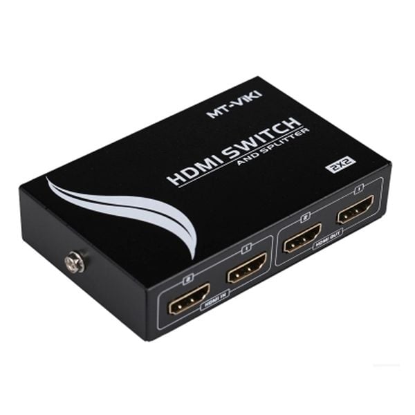 Bộ chia HDMI 2 vào 2 ra full HD 1080P có điều khiển MT-VIKI MT-HD2-2 - Phụ Kiện Điện Tử Việt Nam