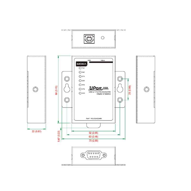 moxa uport 1150 va uport 1150i