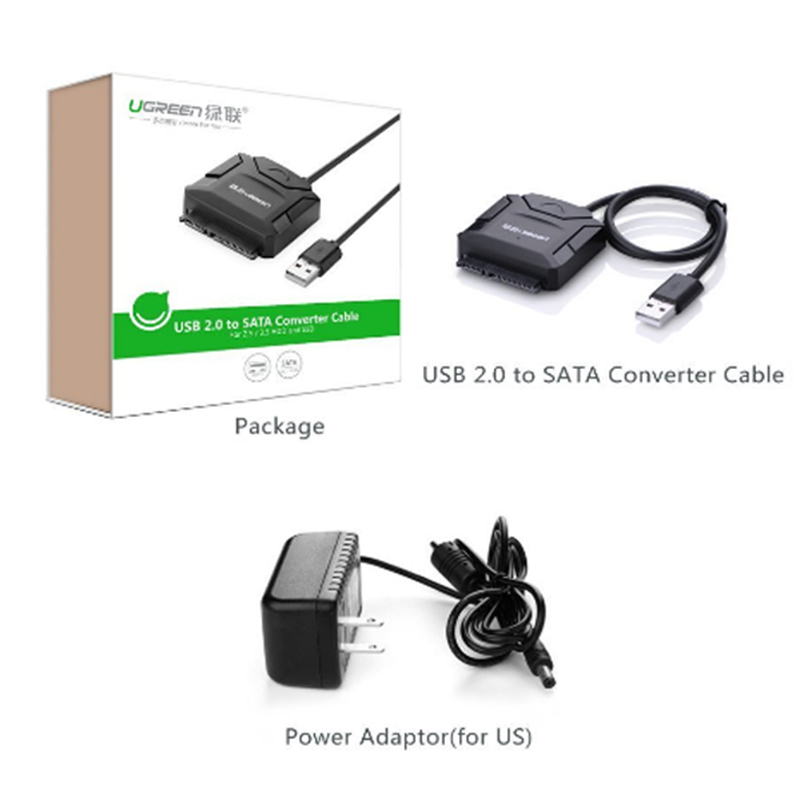 usb 2.0 sang sata ugreen 20215