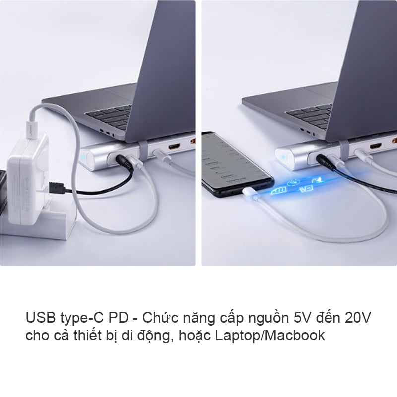 usb-c ra hdmi/dvi/vga usb 3.0/lan/audio/sd-tf ugreen 40373