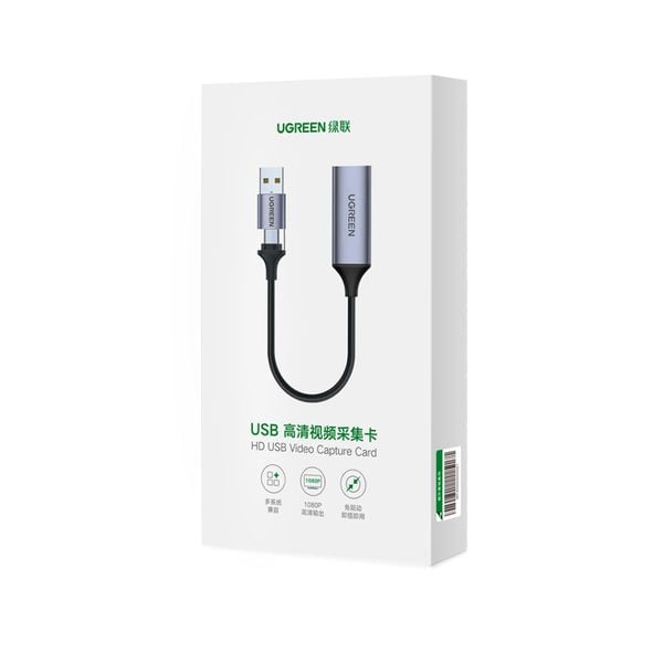 Cáp chuyển đổi Camera thành Webcam HDMI 4K@30Hz Ugreen 15389 - Phụ Kiện Điện Tử Việt Nam