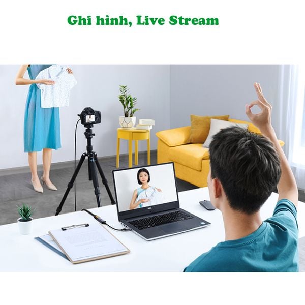 Cáp chuyển đổi Camera thành Webcam HDMI 4K@30Hz Ugreen 15389 - Phụ Kiện Điện Tử Việt Nam