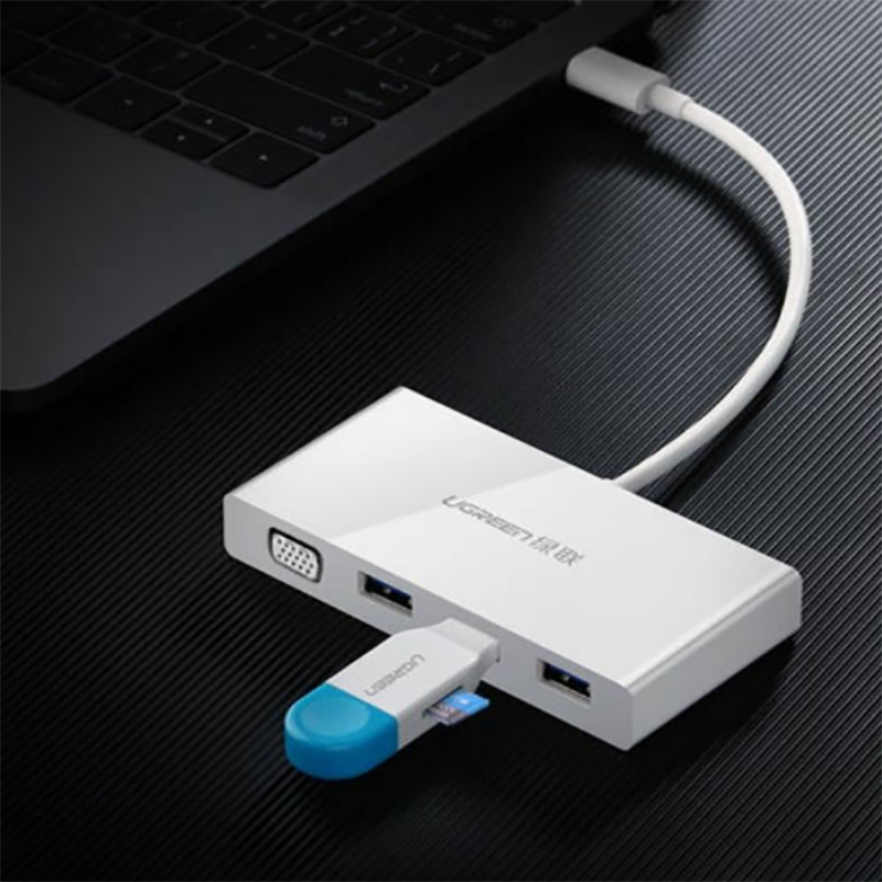 usb type-c ra vga usb 3.0 3 cong ugreen 40375