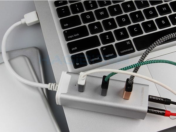 USB 3.0 sound, Bộ chia USB 3.0 3 port kèm USB sound chính hãng Hagibis - Phụ Kiện Điện Tử Việt Nam