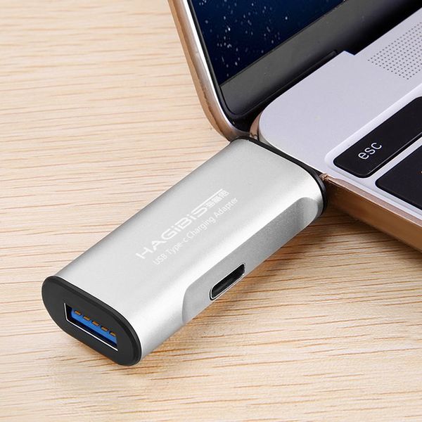 USB-C USB type-C ra USB 3.0 AF OTG - USB-C PD 20V sạc cho Macbook Smartphone Hagibis - Phụ Kiện Điện Tử Việt Nam