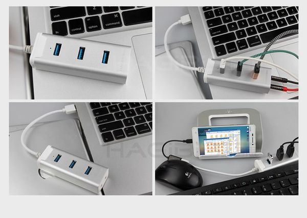 USB 3.0 sound, Bộ chia USB 3.0 3 port kèm USB sound chính hãng Hagibis - Phụ Kiện Điện Tử Việt Nam