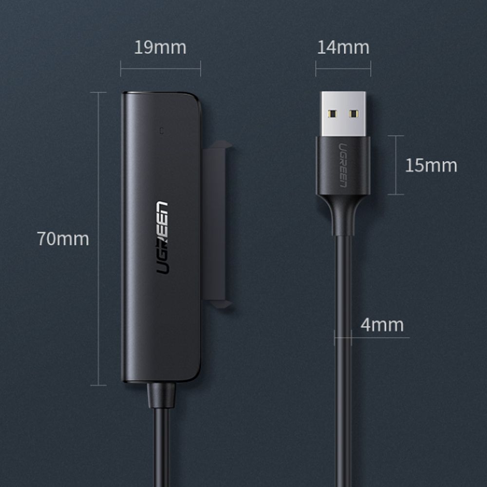 Cáp Chuyển USB 3.0 Sang SATA III Ugreen 70609, CM321 hỗ trợ ổ cứng 2.5 inch HDD SSD - Phụ Kiện Điện Tử Việt Nam