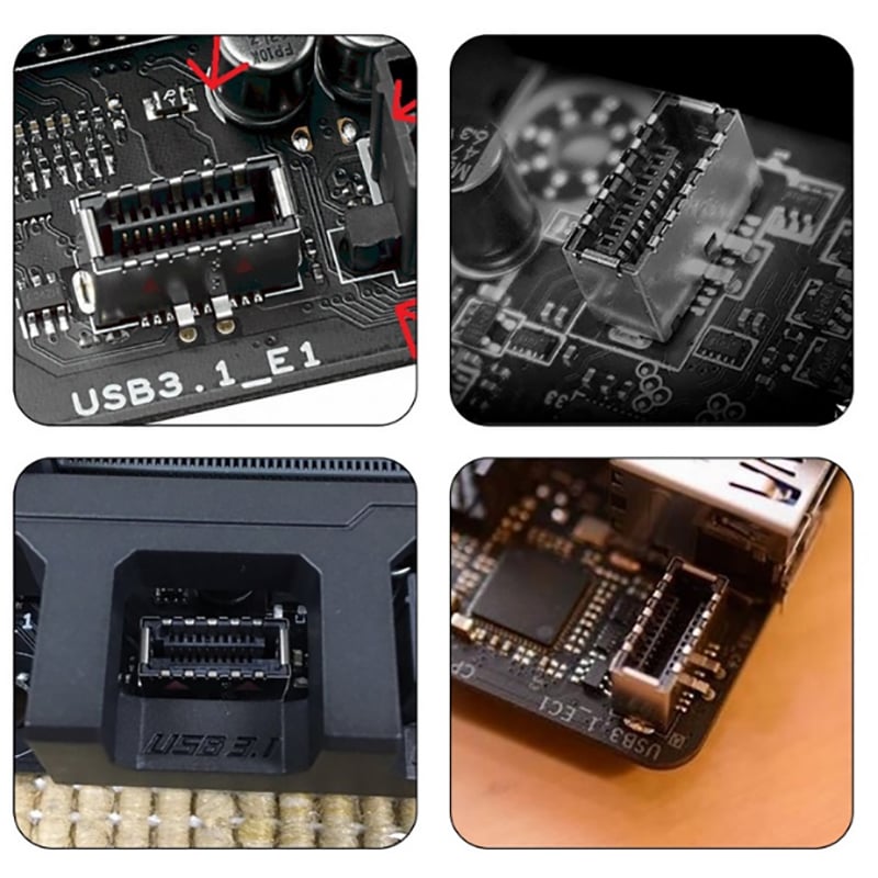 Cap usb-c 3.1 20pin ra usb-c female