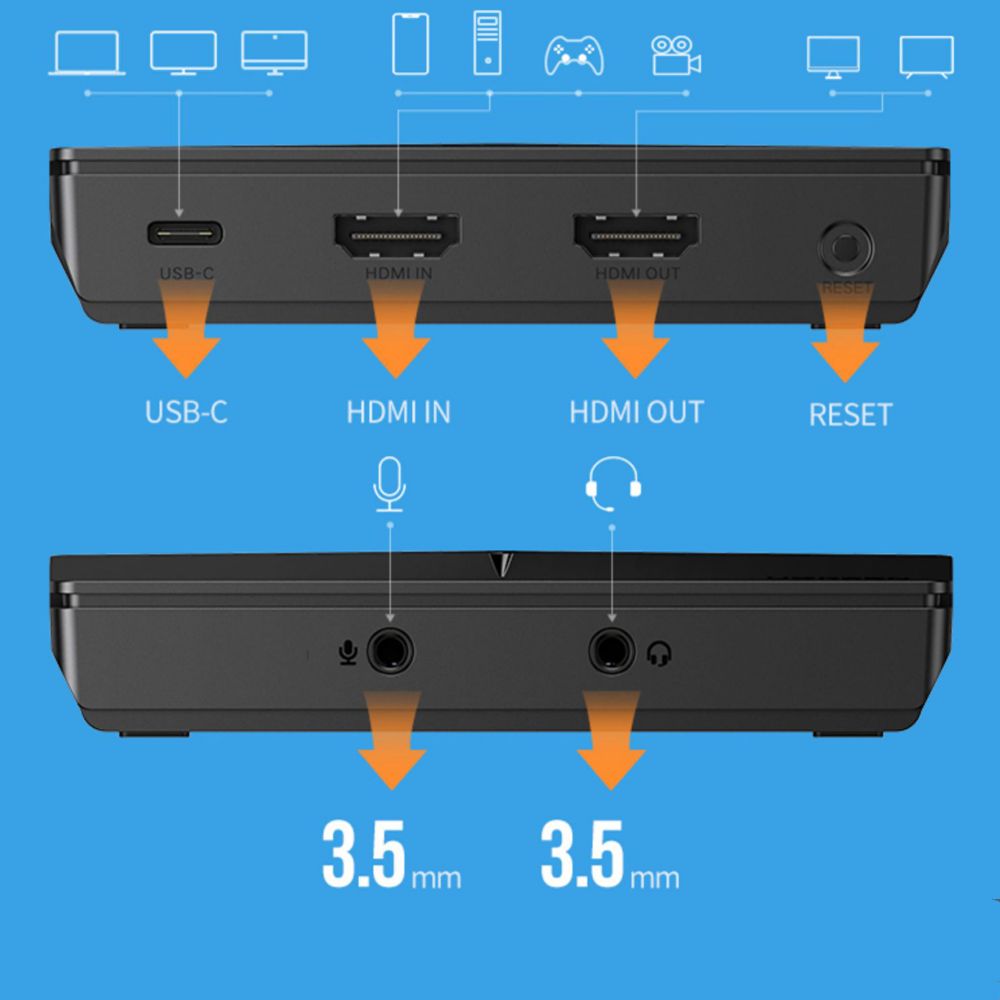 Thiêt bị ghi hình livestream qua cổng USB type C, USB capture HDMI Ugreen 10936 - Phụ Kiện Điện Tử Việt Nam