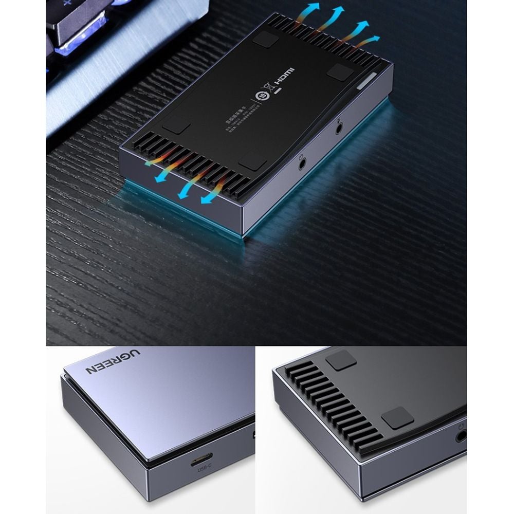 Thiết bị ghi hình 4K hỗ trợ livestream qua cổng USB type C, USB capture HDMI Ugreen 10937 - Phụ Kiện Điện Tử Việt Nam
