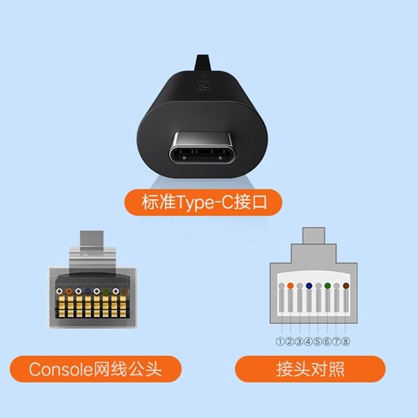 Cáp lập trình console USB - Type C RJ45 dài 1.5m chíp FTDI UGREEN 80186 - Phụ Kiện Điện Tử Việt Nam