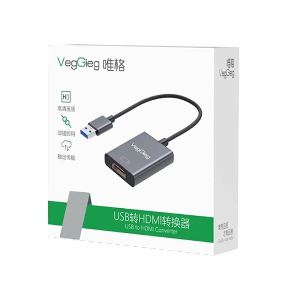 Bộ chuyển USB sang HDMI 1080P chính hãng VegGieg - V-Z917 - Phụ Kiện Điện Tử Việt Nam
