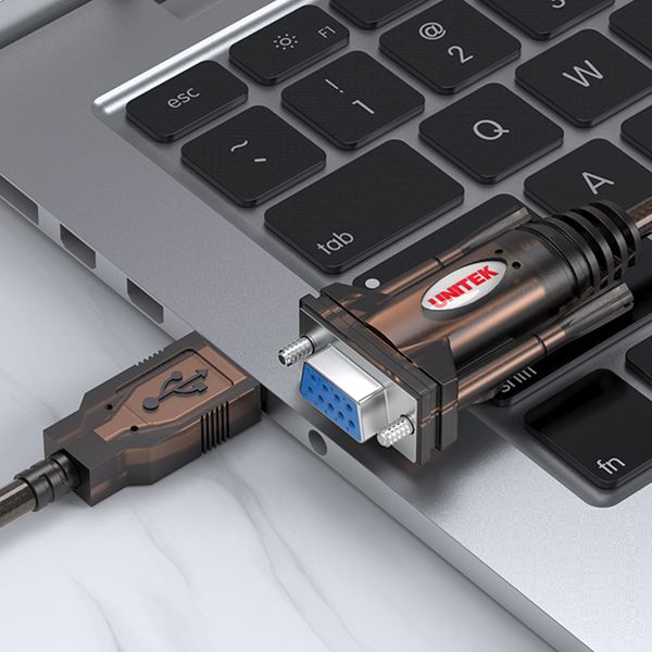 Cáp USB to RS232 Âm 1.5m Unitek Y-105D hỗ trợ Win7 8 10 - Phụ Kiện Điện Tử Việt Nam