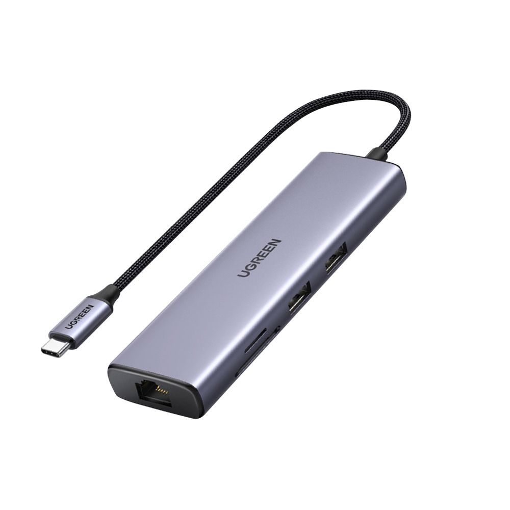 Bộ chuyển USB type C ra HDMI USB RJ45 thẻ nhớ 7 trong 1 Ugreen 60515 CM512 - Phụ Kiện Điện Tử Việt Nam
