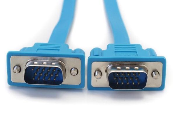 Cáp VGA 3+6 mỏng dẹt full HD1080P mạ vàng 24K DTECH 1.8M 3M 5M 10M 15M 20M - Phụ Kiện Điện Tử Việt Nam