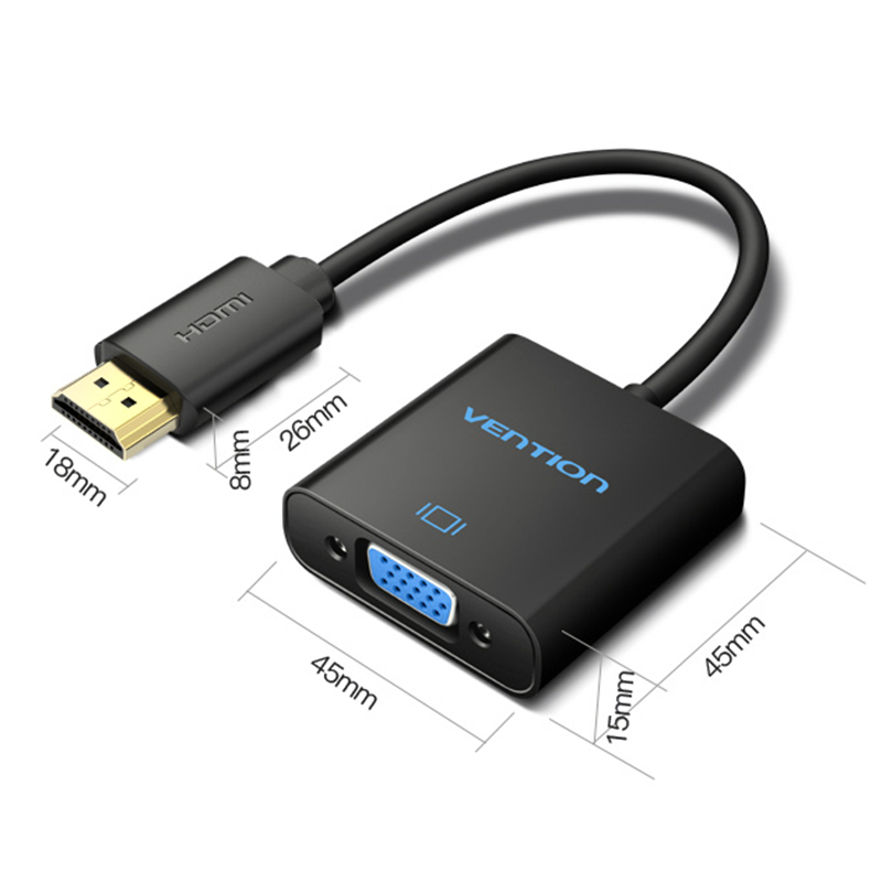 cap chuyen hdmi sang vga vention
