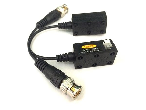 Video Balun HDCVI, CVBS, AHD, HDTVI 1080P - Khuếch đại mở rộng tín hiệu cáp đồng trục qua dây mạng dây điện - Phụ Kiện Điện Tử Việt Nam