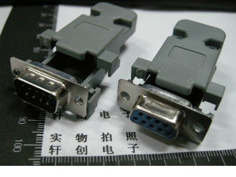 Vỏ ốp nhựa cứng cho đầu hàn DB9 loại vặn ốc - Phụ Kiện Điện Tử Việt Nam