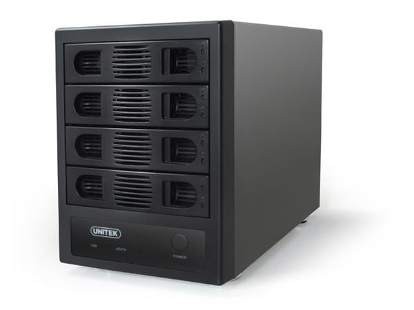 HDD BAY Unitek Y-3356N USB3.0+eSATA 4 Bay, hỗ trợ HDD SW. Dùng được cho HD Player, nhận 4 HDD cùng một lúc - Phụ Kiện Điện Tử Việt Nam