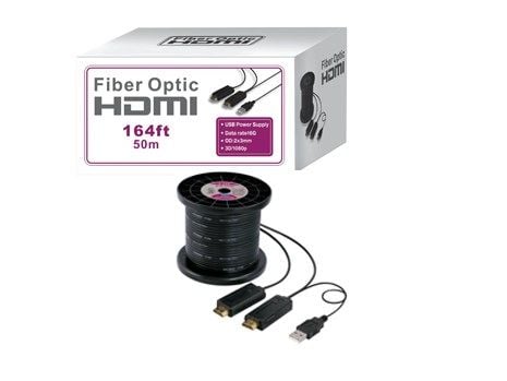 Cáp HDMI quang 50m Z-TEK ZY-040 làm bằng các sợi cáp quang học tốc độ truyên 16Gbps - Phụ Kiện Điện Tử Việt Nam