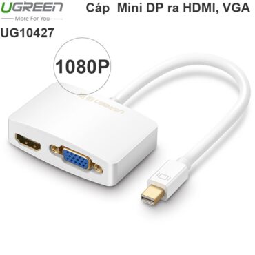 Mini DisplayPort to VGA + HDMI Ugreen 10427 - Phụ Kiện Điện Tử Việt Nam