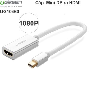 Mini Displayport to HDMI 20Cm 1080P Ugreen 10460 - Phụ Kiện Điện Tử Việt Nam