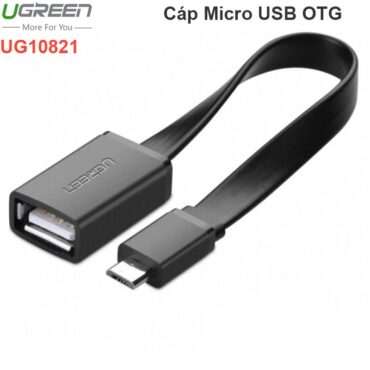 Cáp OTG Micro USB sang USB AF Ugreen 10821 - dẹt mỏng mềm mại - Phụ Kiện Điện Tử Việt Nam