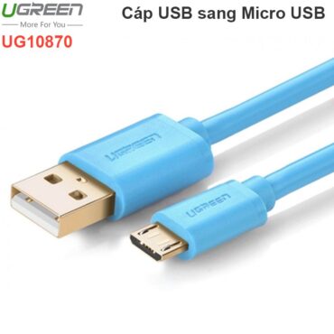 Cáp sạc Điện thoại Smartphone máy tính bảng USB AM sang Micro USB 1 mét Ugreen 10870 - Phụ Kiện Điện Tử Việt Nam