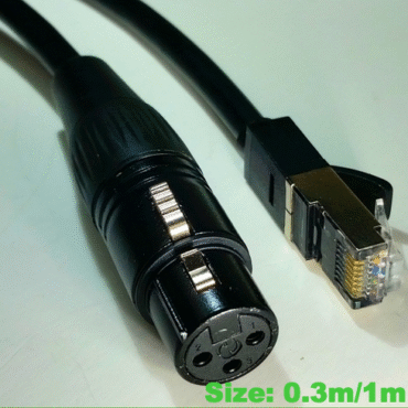 Dây cáp XLR 3pin Female to RJ45 Male - Phụ Kiện Điện Tử Việt Nam