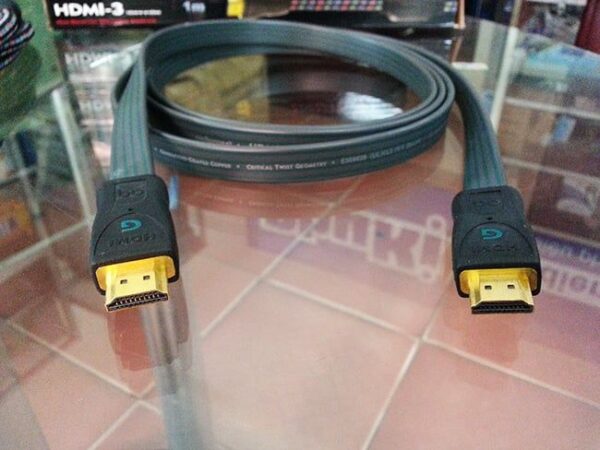 Cáp HDMI 2m Audioquest HDMI-G dây dẹt, hỗ trợ full HD1080p, đầu mạ vàng 24K