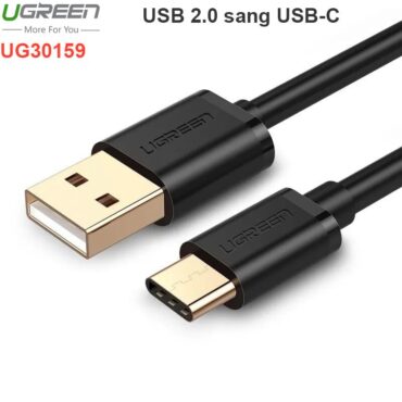 Cáp USB-C 2.0 sạc và dữ liệu Điện thoại Smartphone TAB cổng 1M Ugreen 30159 - Phụ Kiện Điện Tử Việt Nam