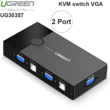 KVM switch 2 cổng - Chuyển 2 CPU Laptop ra 1 màn hình điều khiển phím chuột UGREEN 30357 - Phụ Kiện Điện Tử Việt Nam