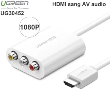 Cáp chuyển HDMI sang AV audio adapter 1 mét UGREEN 30452 - Phụ Kiện Điện Tử Việt Nam