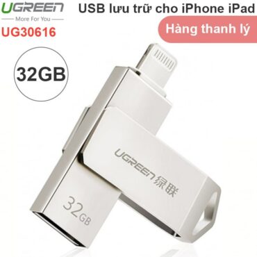 USB lưu trữ dữ liệu cho iPhone iPad iPod 32GB Ugreen 30616 - USB lightning 32G - Phụ Kiện Điện Tử Việt Nam