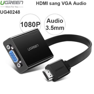 HDMI ra VGA Audio UGREEN 40248 hỗ trợ nguồn - Phụ Kiện Điện Tử Việt Nam