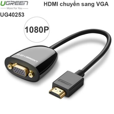 HDMI sang VGA converter full HD1080P Ugreen 40253 - Phụ Kiện Điện Tử Việt Nam