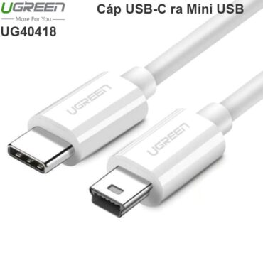 Cáp chuyển USB Type C ra Mini USB 1.5 Mét UGREEN 40418 - Phụ Kiện Điện Tử Việt Nam