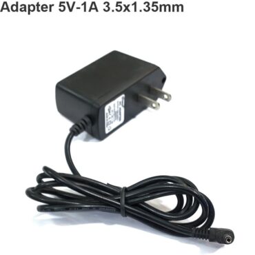 Cục sạc adapter ra 5V 1A chân cắm nguồn 3.5x1.35mm đầu bẻ góc - Phụ Kiện Điện Tử Việt Nam