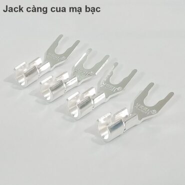 Giắc âm thanh càng cua mạ bạc cho Loa Ampli 1 chiếc - Phụ Kiện Điện Tử Việt Nam