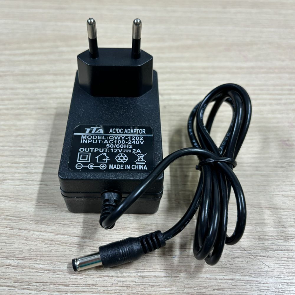 Nguồn adapter DC 12V2A chân 5.5*2.5mm 24W chính hãng TTA QWY-1202 - Phụ Kiện Điện Tử Việt Nam