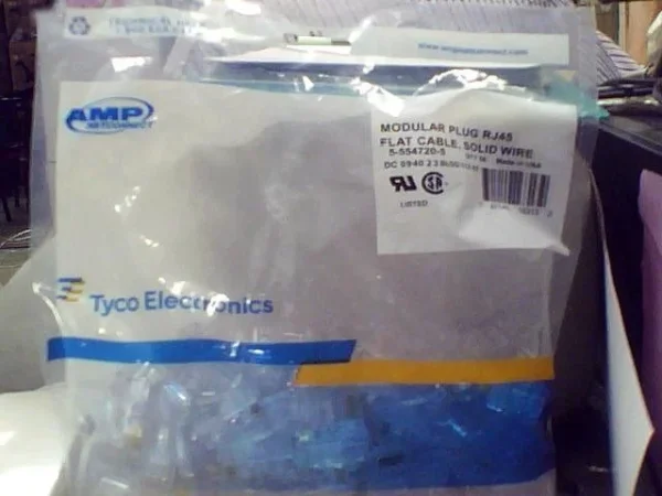 Hạt mạng Tenda RJ45 hộp 100 hạt vỏ bọc sắt, dùng cho dây mạng CAT6