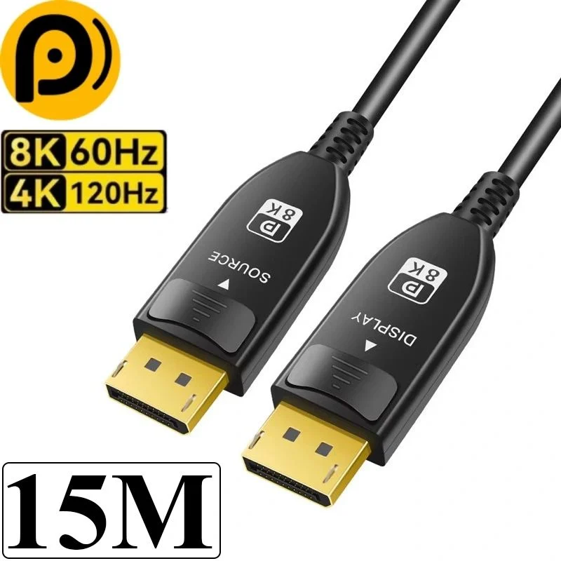 Dây cáp Displayport 1.4 sợi quang giá rẻ chuẩn 8K dài 10M đến 100M - Phụ Kiện Điện Tử Việt Nam