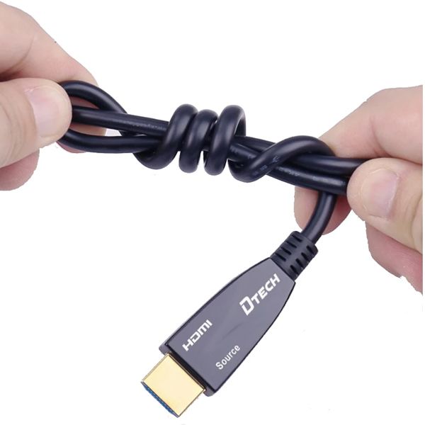 Dây cáp HDMI 2.1 sợi quang 8K@60Hz Dtech kích thước từ 10m đến 100m - Phụ Kiện Điện Tử Việt Nam